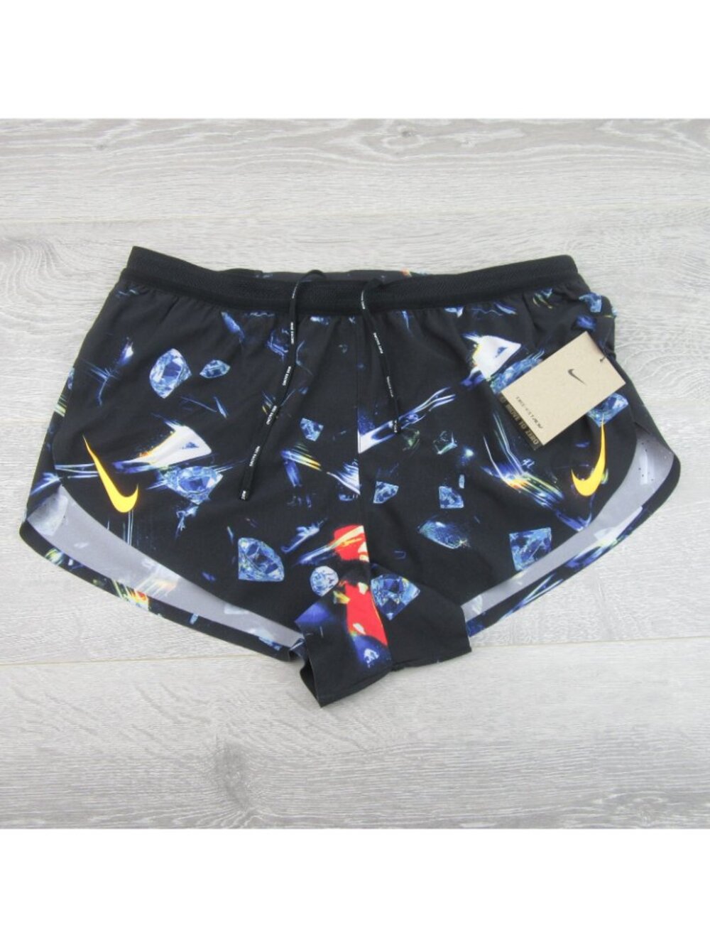 Nike AeroSwift Glam Brief-Lined Running Shorts Mens Size Medium NEW - Picture 2 of 15